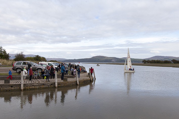 Boat arriving Wigtown
