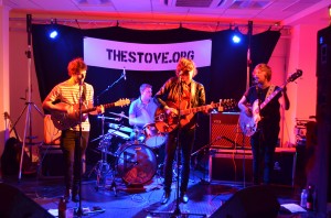 Local band The Barstow Bats playing at The Stove during the Dumfries Music Conference. Image: Colin Tennant