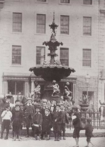 Boys at the Fountain 1900