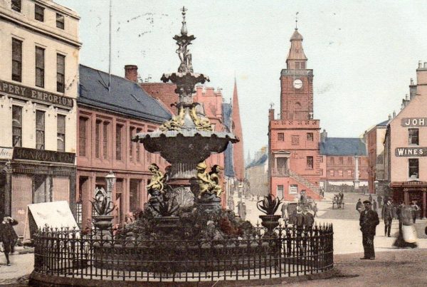 Brilliant painted photo showing original colours